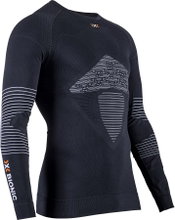 X-Bionic Langarmshirt Rundhals Energizer 4.0 (Multifunktionsshirt) Unterwäsche schwarz Herren